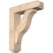 Ekena Millwork Funston Craftsman Smooth Bracket w/ Offset Brace, Douglas Fir, 5 1/2"W x 20"D x 24"H BKT0604X20X24FST04SDF - alternate 1